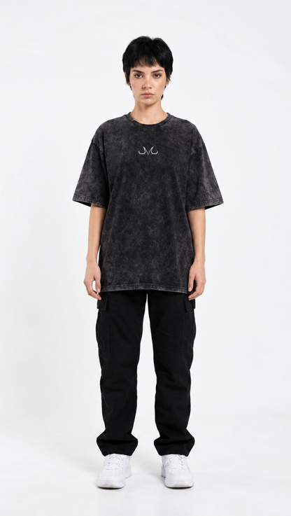 Dripzy Saiyan washed oversized tee - Dragon Ball anime streetwear t-shirt Pakistan