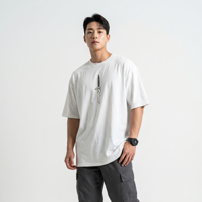 Jujutsu Kaisen white oversized t-shirt - Dripzy premium cotton anime tee