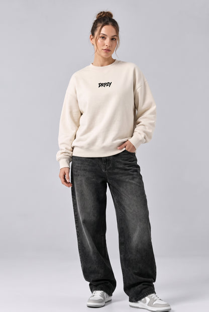 Essentials Oversized Sweatshirt – Cream